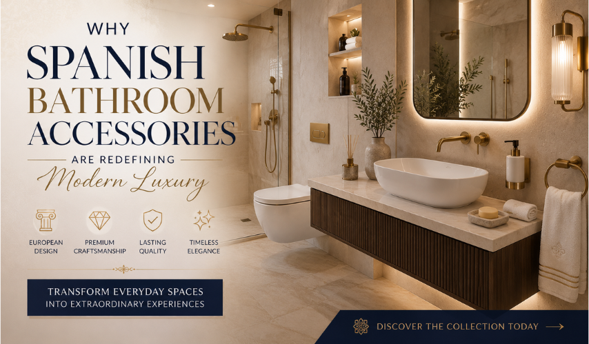 Why Spanish Bathroom Accessories Are Redefining Modern Luxury Bathrooms